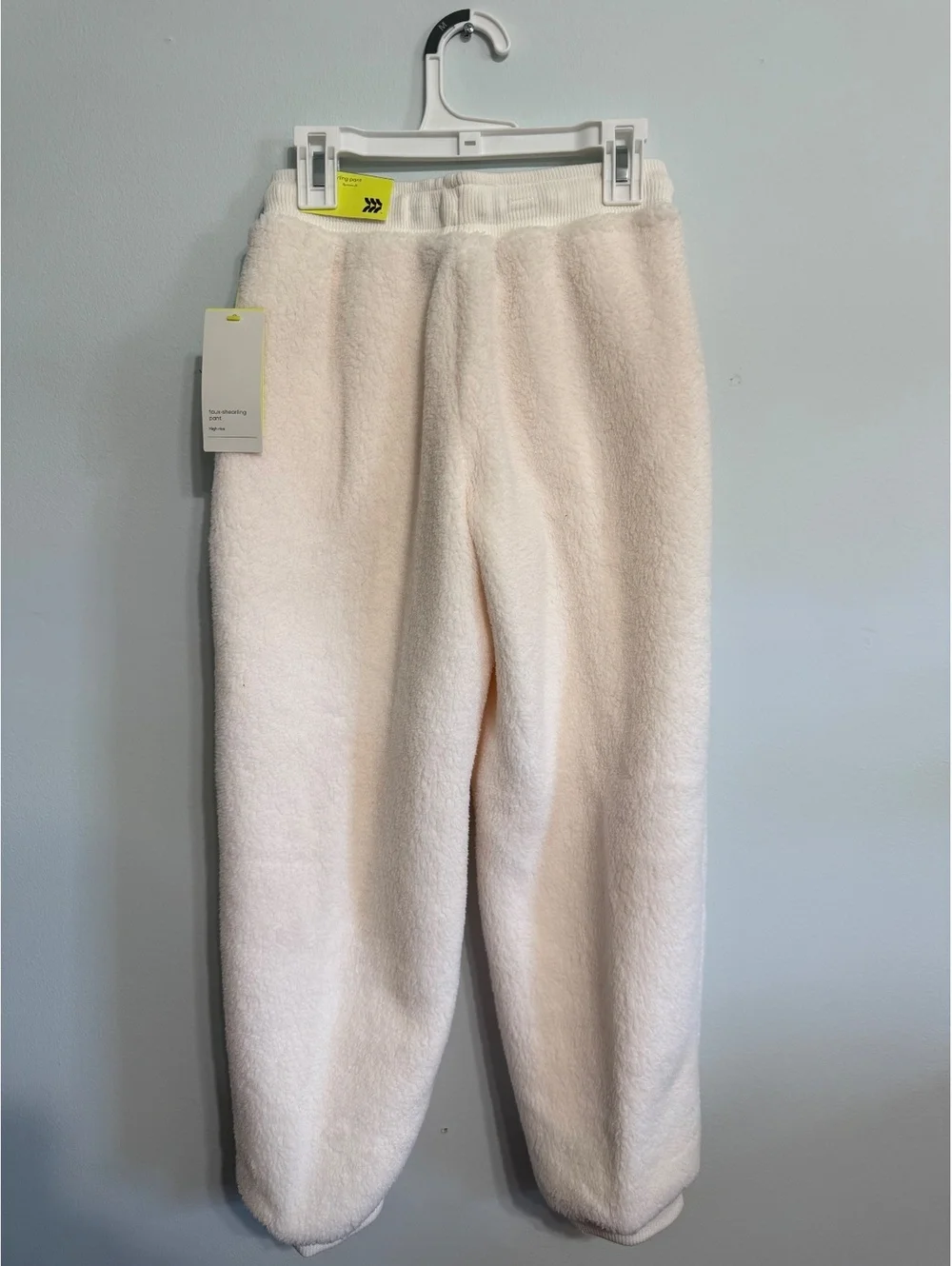 All in Motion Girls M(8) Faux-Shearling High-Rise Joggers